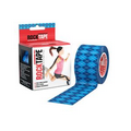 RockTape Kinesiology Tape 2" x 16.5" Blue Argyle